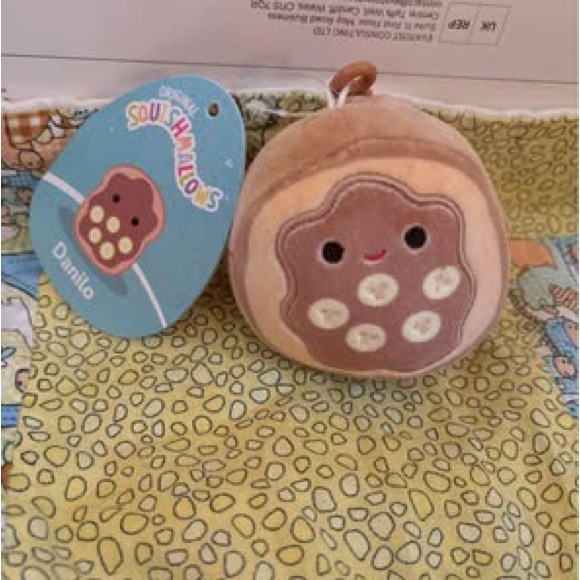 Squishmallows Danilo Brown Plush Toy - Picture 1 of 1